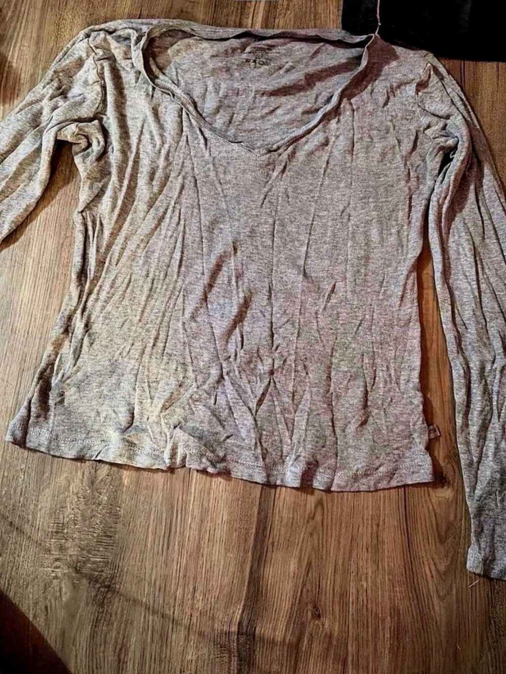 Long Sleeve Top in Gray